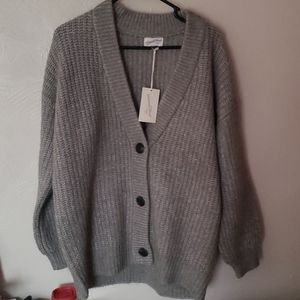 Oversized Button Sweater/ Cardigan